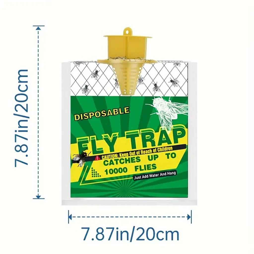 Einweg-Fliegenfalle für den Außenbereich, tragbar, leistungsstark, für den Bauernhof