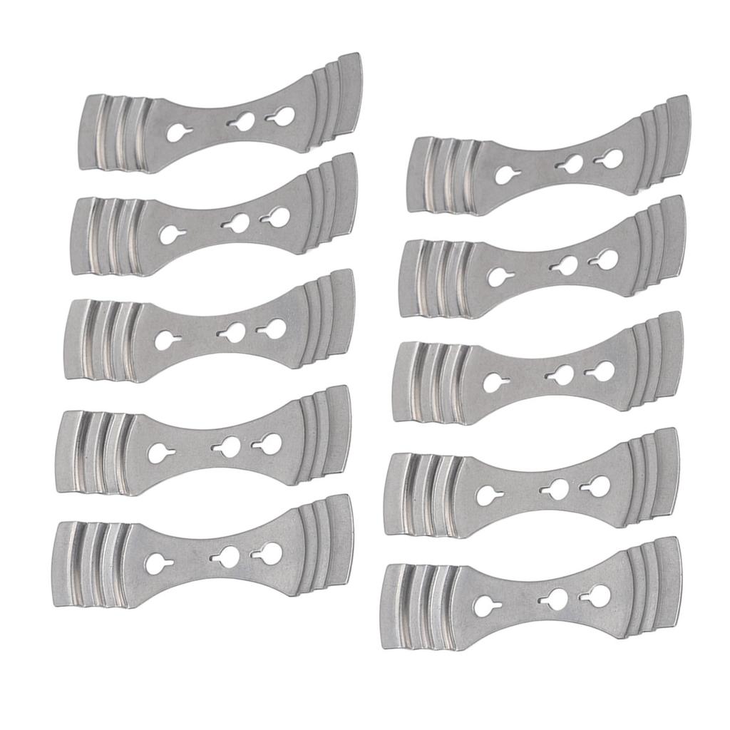10 Stück Kerzendocht-Halter Professionell Edelstahl Tragbar DIY Kerzendocht-Zentriergerät