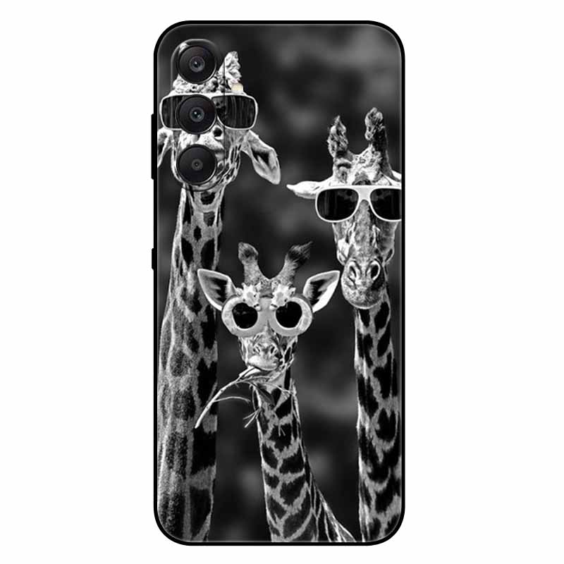 For SAMSUNG A17 5G Case TPU Soft Silicone Cover Space Wolf Shockproof Cover For Samsung GalaxyA17 5G Coque Cartoon Bumper A17 5G