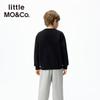 little MO&Co. Kids Fleece-Lined Letter Graphic Long-Sleeve Sweatshirt