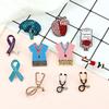 Creative Nurse Doctor Brooch Medical Theme Stethoscope Syringe Enamel Pin Heart Brain Surgical Suit Lapel Badge Accessories Gift