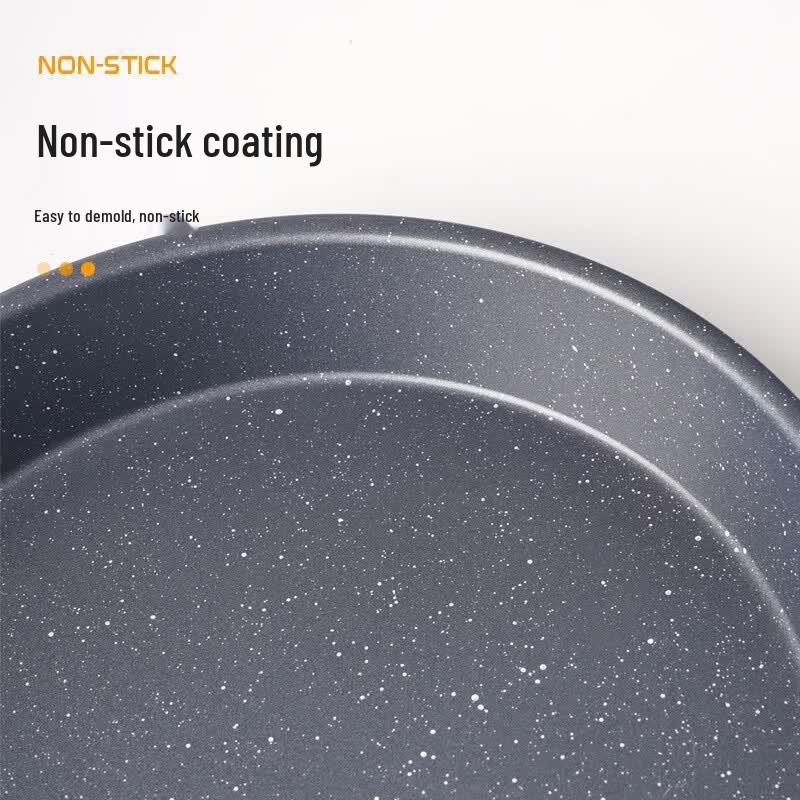 MDNG Carbon Steel Marble Deep Pizza Baking Pan Set
