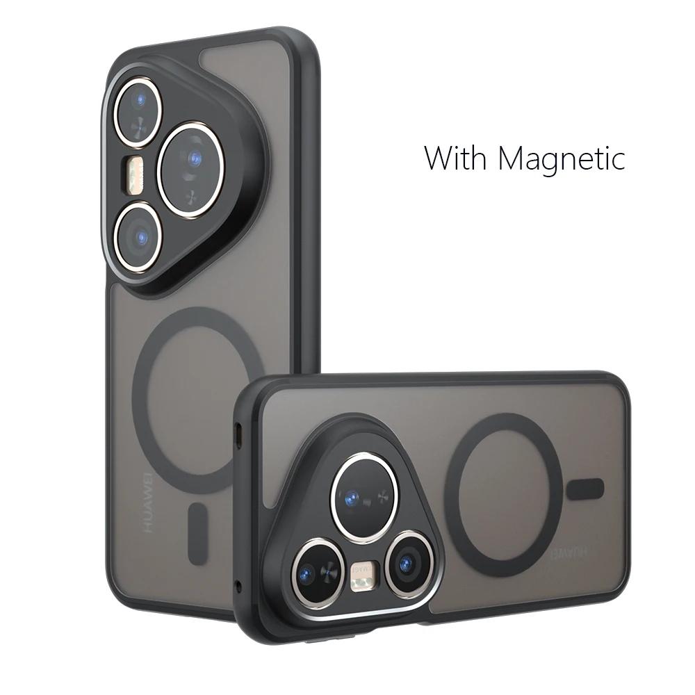 For Huawei Pura 80 Magnetic Wireless Charging Case For Huawei Pura 80 Pro Ultra Pura80 Pro Plus 5G Shockproof Cover Huawei Pura 80
