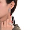 Gica Gema Natural Pearl Drop Earrings 925 Sterling Silver Unique Design Feather Shape Romantic Fine Jewelry Wedding Party Gifts New Trend 
