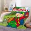 Coperta Cartone Animato Carino Caillou Calda E Morbida Adatta Per Camera Da Letto Soggiorno Divano Letto Ufficio Viaggio Campeggio