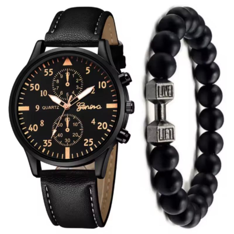 2024 TEUM Korean Style Leather Ladies Quartz Watch with Rhinestone Jewelry