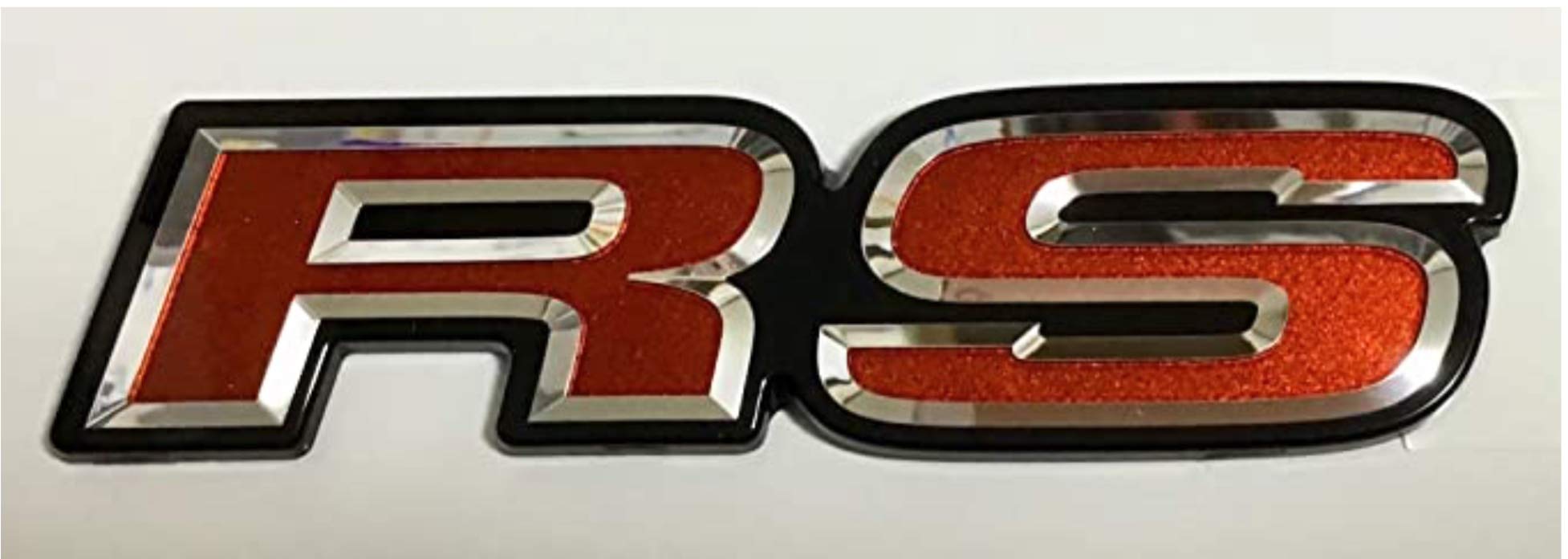 Honda Car Emblem with Masking Red RS Rear Fits the Fit and all other Honda Tape Emblem. models! (Genuine Part)