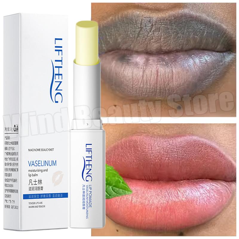 Remove Dark Smoke Lip Balm Lightening Melanin Bleaching Gloss Oil Lips Pink Lipstick Exfoliating Fade Lip Lines Korean Cosmetics