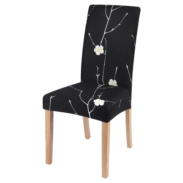 Elastic Dining Chair Cover Home Wedding Chair Cushion Removable Slipcovers Protector Anti -Dust Furniture Decor For Banquet Party
