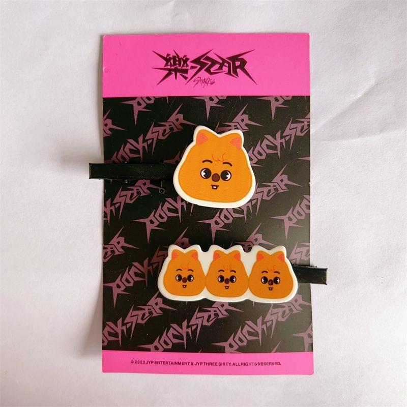 

STRAYKIDS SKZOO МУЛЬТЯШНАЯ ЗАКОЛКА ДЛЯ ВОЛОС 6,5 см HAN QUOKKA