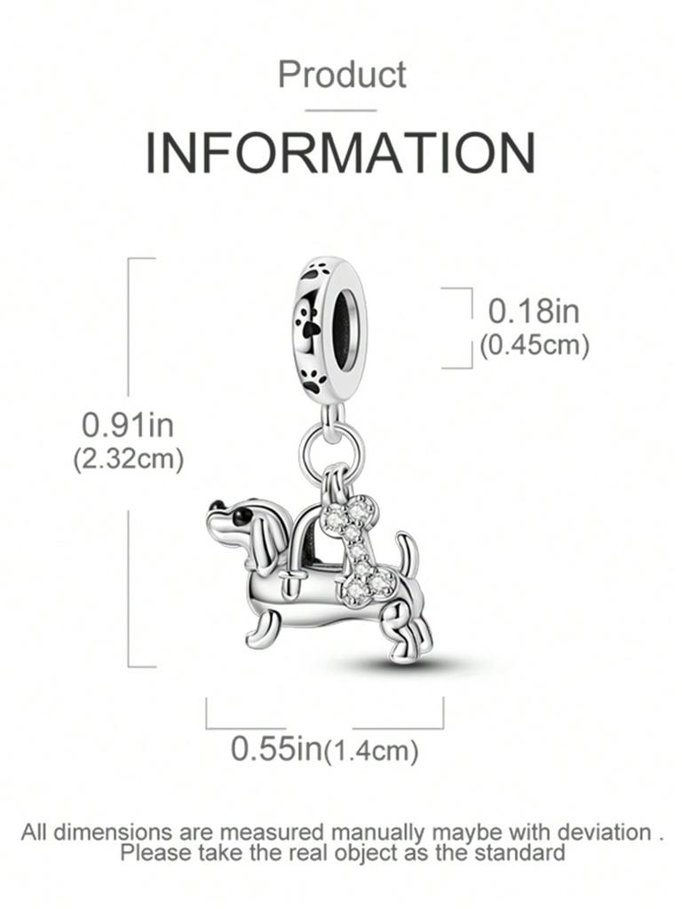 Dachshund Traveling Cat Beads Charm Copper Plated Fit Charms Copperoriginal Bracelet For Jewelry Making Diy Charm