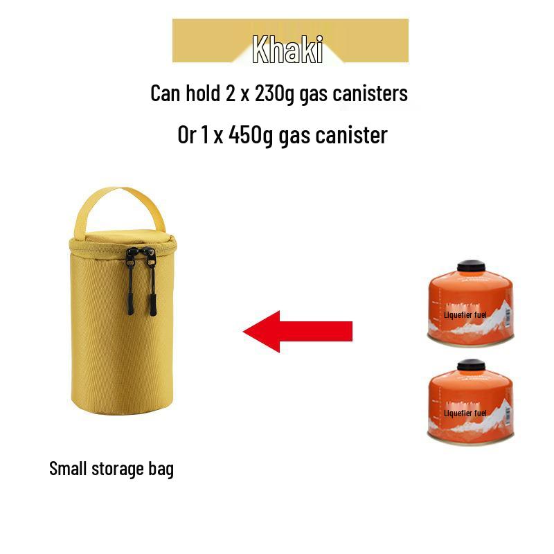 

Outdoor Round Cylinder Gas Lantern Storage Bag – Portable, Anti-Collision Pouch for Camping