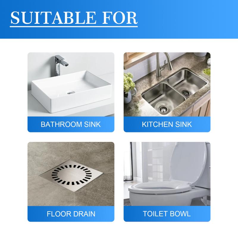 Очиститель для труб, стоков, пеноочиститель, средство для прочистки канализации на кухне, дезодорант, устранитель запахов, очиститель стоков, предотвращает скопление грязи one size