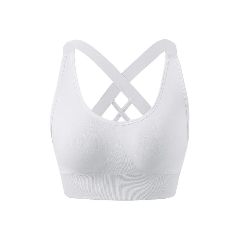 Women Plus Size High Strength Shockproof Cross Back Fitness Running Sports Bra