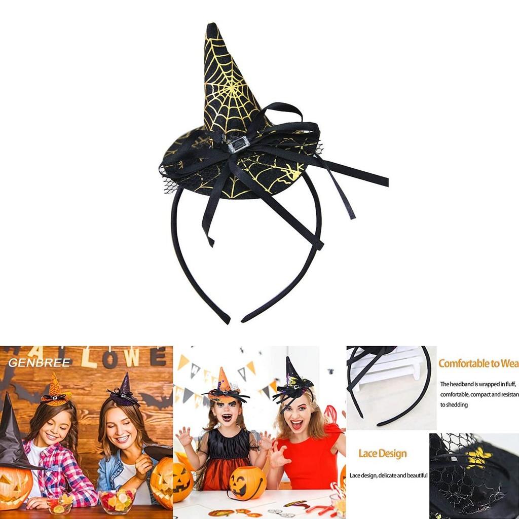High-quality Witch Hat Headband For Cosplay And Halloween Prop Wizard Party