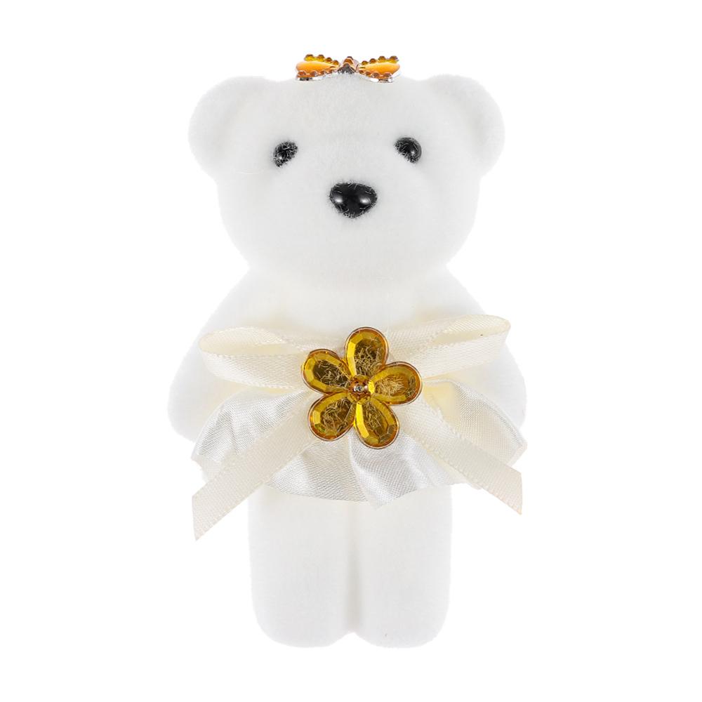 10Pcs/Set DIY Bouquet Decoration Bear Doll Cartoon Bear Doll Bouquet Decoration  Birthday