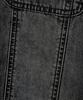 Dimiteulibeullaeg Fade-Washed Denim Trucker Half Shirt_Vintage Black