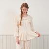 Lunaluz Women S Cotton Long Sleeve Two Piece pajamaS Fomini