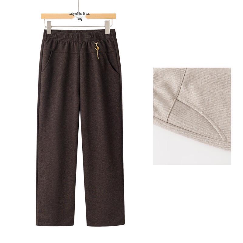 

Женские осенне-зимние брюки прямого кроя с эластичной талией от Datang Furen 2XL