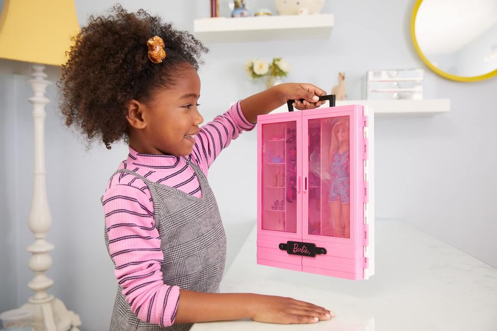 Mattel Barbie and the Pink Closet Doll Fashion Set Doll Includes Doll and Accessories Ages 3 and Up GBK12 & (Dress-Up & House) - - -