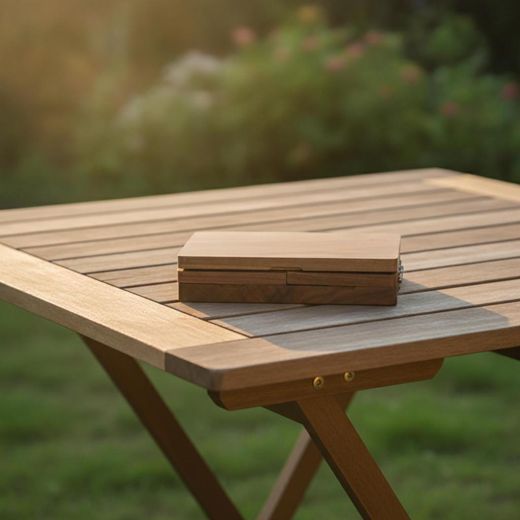 Wooden Palette Box Travel-Friendly Detachable Sturdy for Painters
