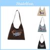 Fashionable Capacity Large Shoulder Tote Bag For Women Soft Pu Material Design Chic