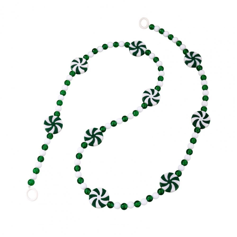 Christmas Candy String Garland Colorful Beaded Tassel Decoration Festive Christmas Candy Garland for Xmas Tree for Wreath