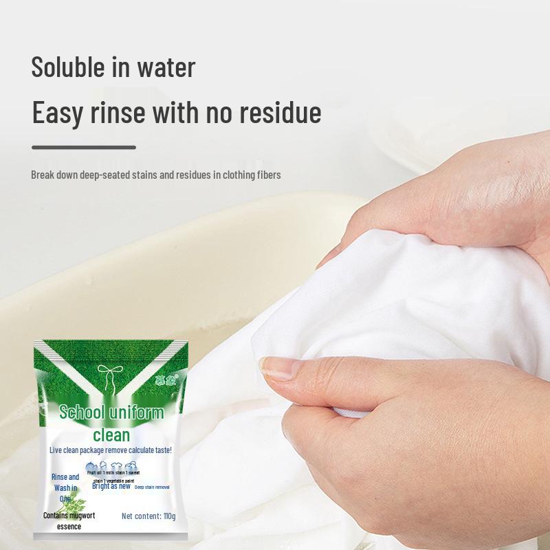 School Uniform Stain Removal Detergent: Fresh, Bright White for White Clothing