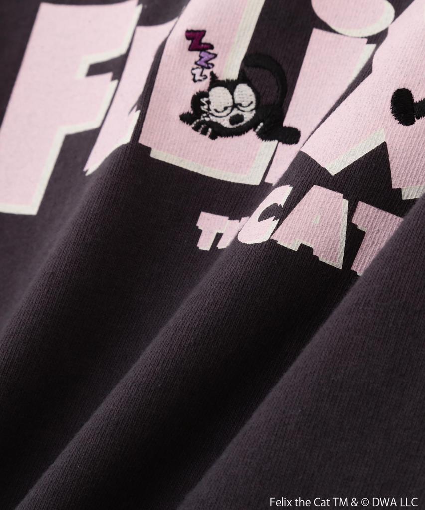 Avirex FELIX COMICS Size T-SHIRT, Women's, S, 010, Black, 783-5135610