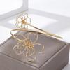 Bohemian Hollow Metal Flower Upper Arm Bracelet for Women Vintage Punk Gold Color Geometric Bangles Party Fashion Jewelry Gifts