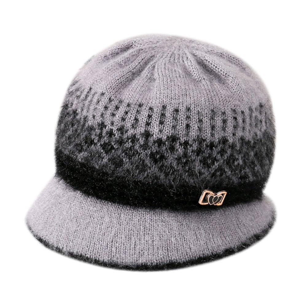 

Windproof Warm Hats Thickened Skullies Beanies Cap Ear Protection Warm Bonnets Cycling Skiing сірий