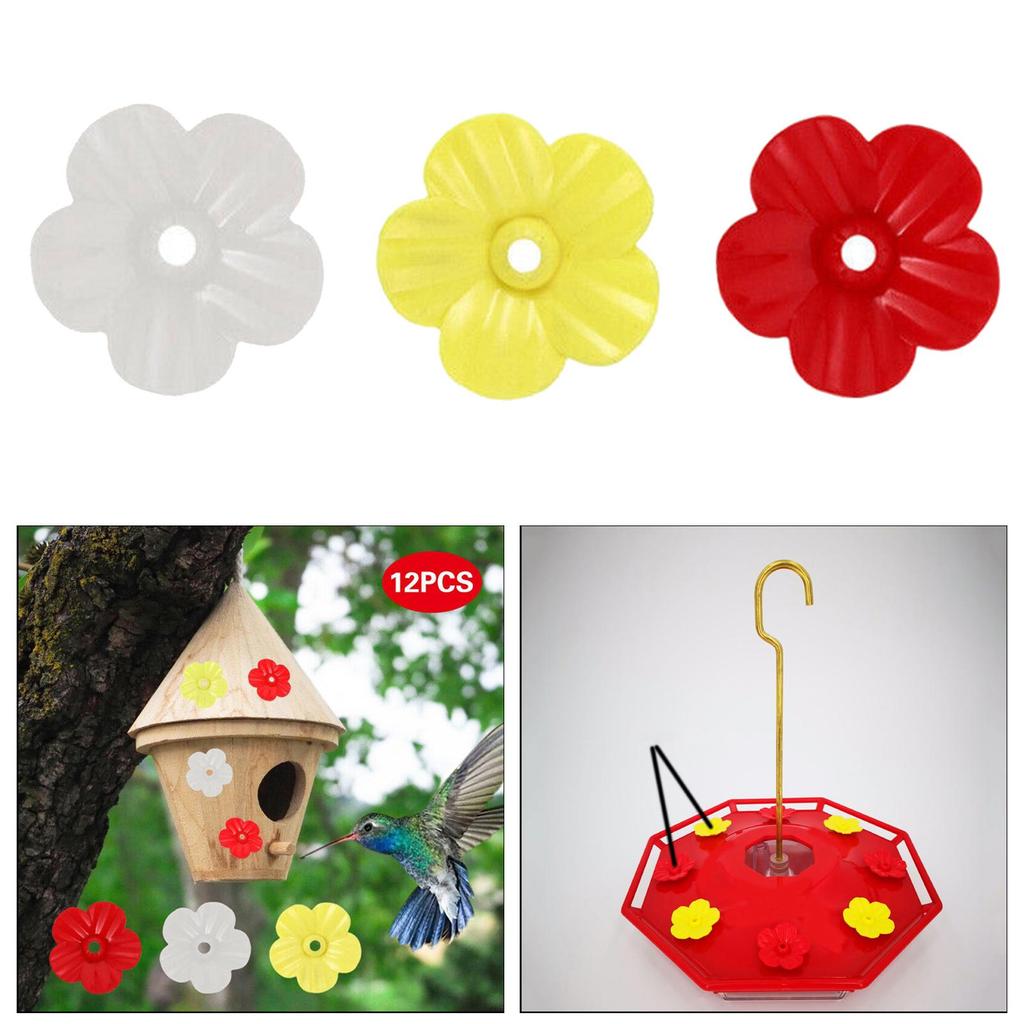 Hanging Hummingbird Feeder Replacement Flower Feeding Ports for Feeder Use
