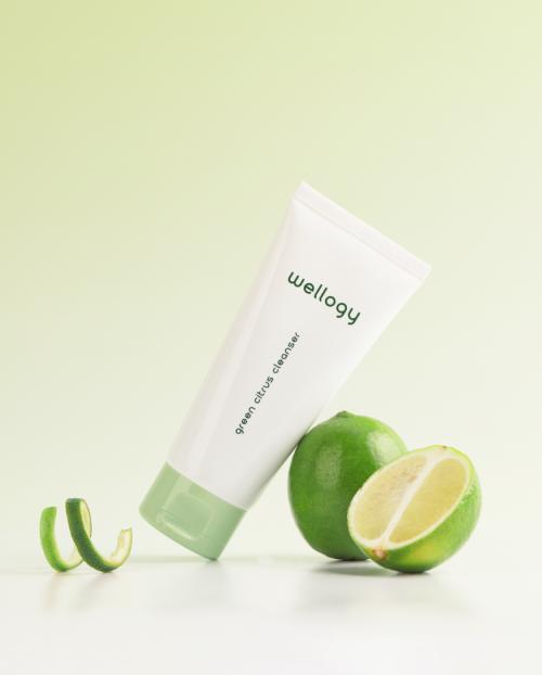 Mildly acidic, low-irritation citrus cleanser for acne