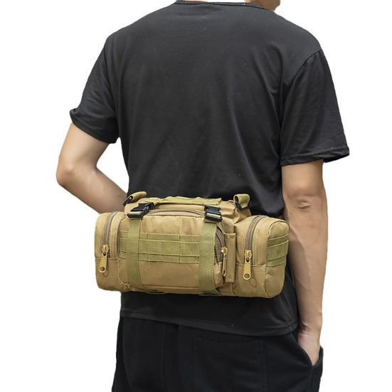 Camping Waist Bag with Adjustable Shoulder Strap Large Capacity Multiple Pockets Waterproof Multi-Functional Camping Bag Backpack