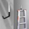 2 Pieces Wall Mount Hooks for Holding Cords and Heavy Items Stainless Steel Cable Hangers Garage Organization Tools