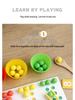 Montessori-Inspired Math Matching Puzzle & Clip Beads for Preschool Fine Motor Skills Development