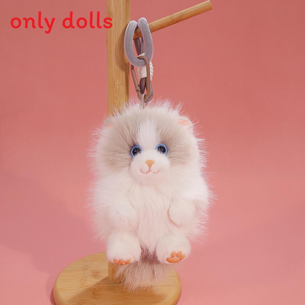 Plush Cat Keychain With Soft Short Pile Cotton For Gift And Decoration