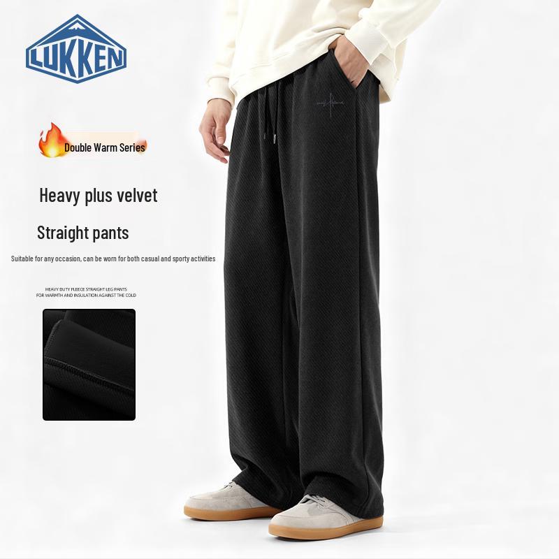 

LUKKEN Men s 2025 Windproof Thickened Casual Long Pants 2XL