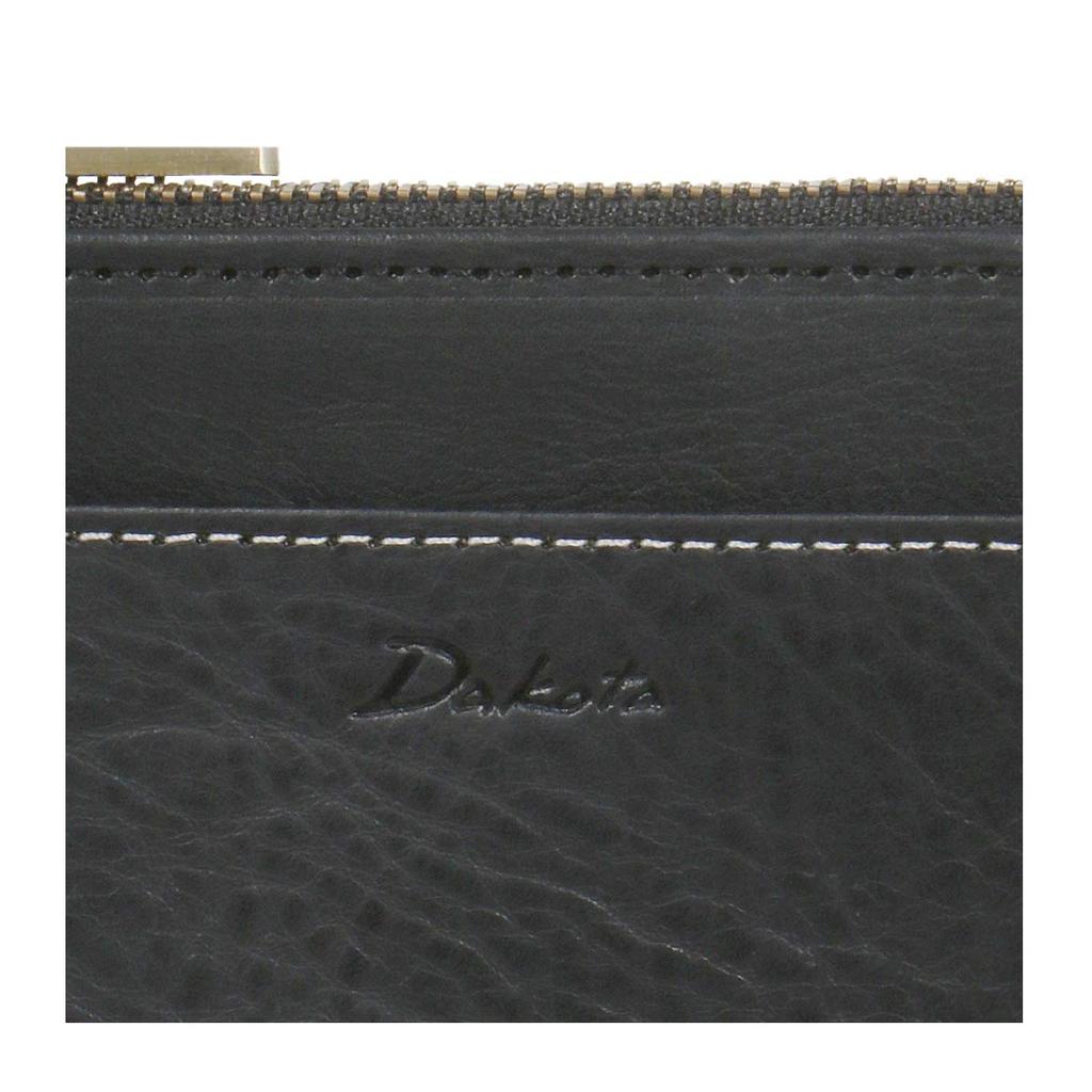 Dakota Largo Wallet with Genuine L-shaped Zipper, Leather, Women's, Red, DA-35880-30