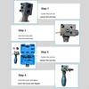 7Pcs Double Tool 3/16inch Auto Flaring Tool Set for Car Truck Motorcycle Brake & Hydraulic Lines