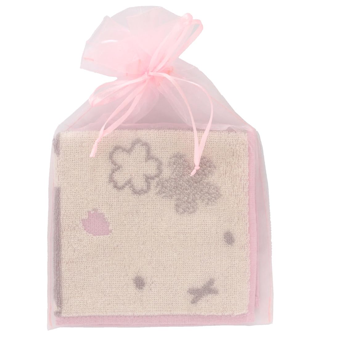 

Miffy Towel Cherry Blossom Ears and Face in Hand Handkerchief, (Packaged Organza) (Gray), Women s, Towel, Approx. 25cm, 001031-0004-02