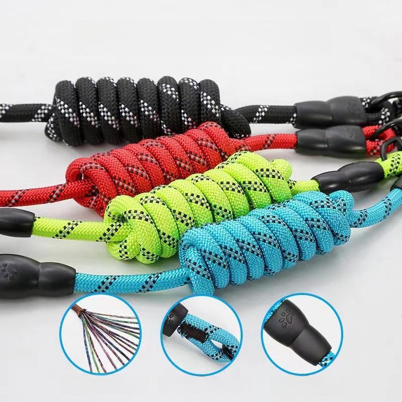 Reflective Anti-lost Dog Leash and Collar Chain for Large Dogs