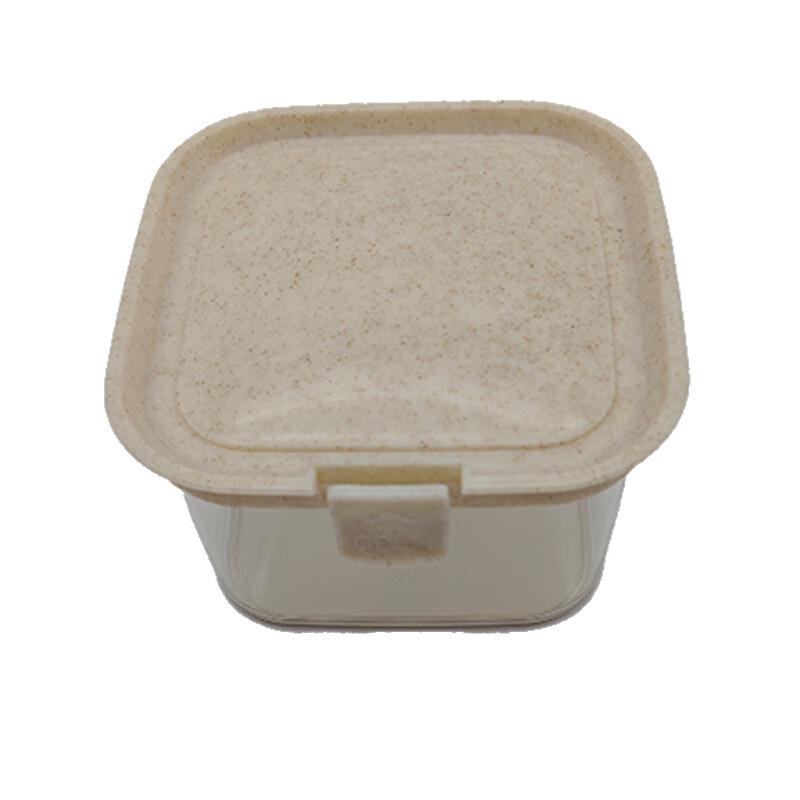ZISIZ 460ML Beige Sealed Food Storage Canister