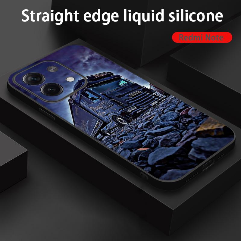 D-dafs Logo Car Logo Fashion Pattern Phone Case For Redmi Note 14 13 12 11 Pro Plus S 5G 14C A3 Soft Black Phone Cover