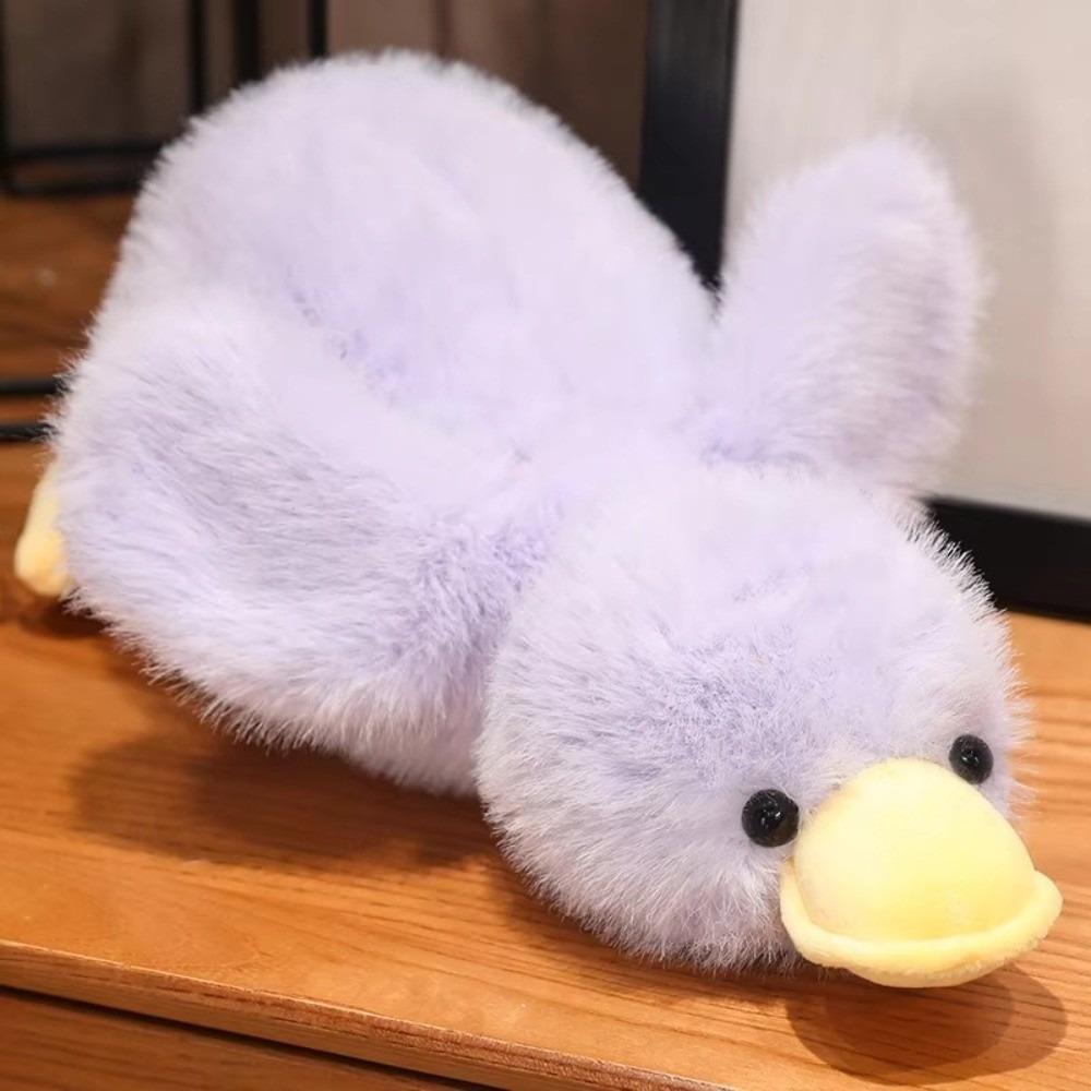 Soft Long Hair Duck Plush Doll Cartoon Duck Plush Toy New Duck Plush Pillow  For Boys And Girls
