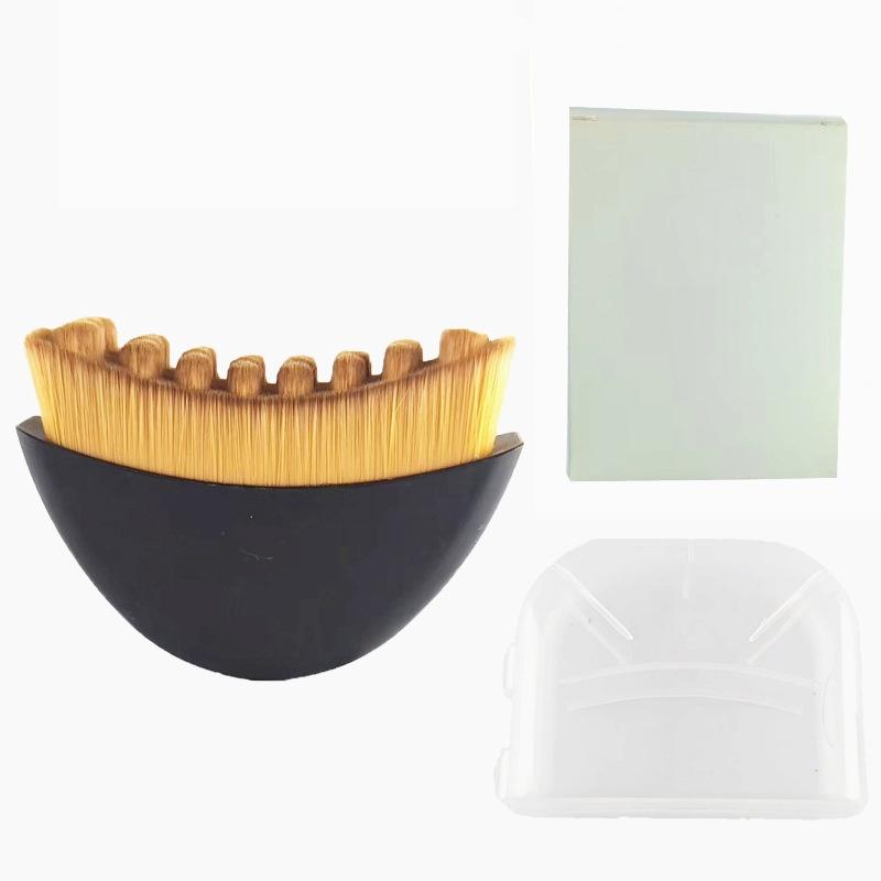 Portable Lymphatic Contour Face Brush Contoured Lymphatic Massage Tool Fits Skin Contours Detox Relaxation Face Sculpting Device