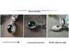 Silverstone S925 Baroque-Style Green Crystal Vintage Engraved Silver Pendant for Women