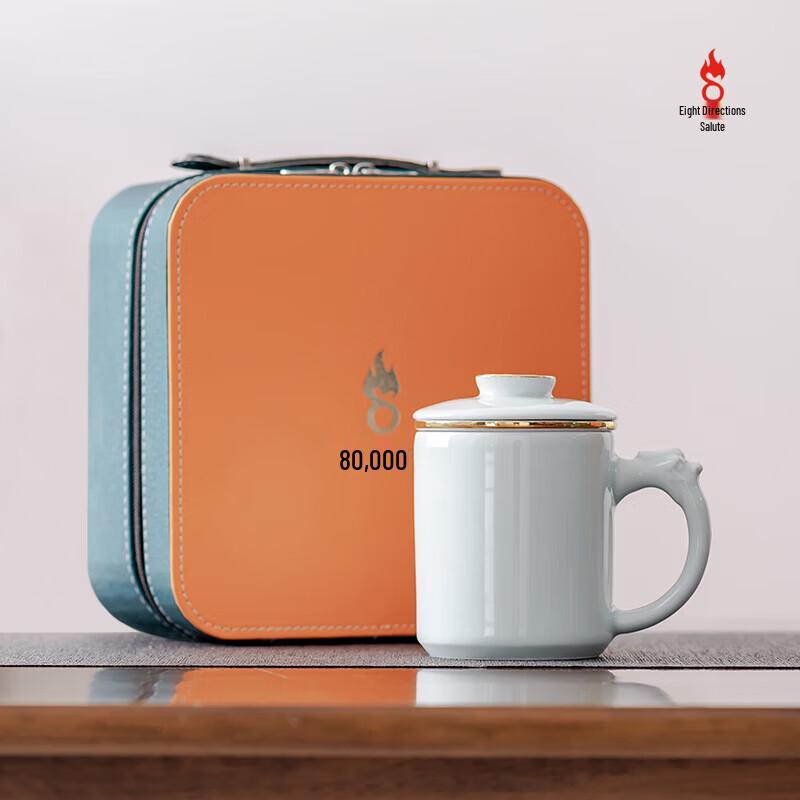 Dragon-Horse Spirit Success Ceramic Tea Set