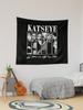 Katseye Anime Kunst Wandteppich, Wandbehang im Digital Painting Stil, Flachdruck Kpop Fan Heimdekoration