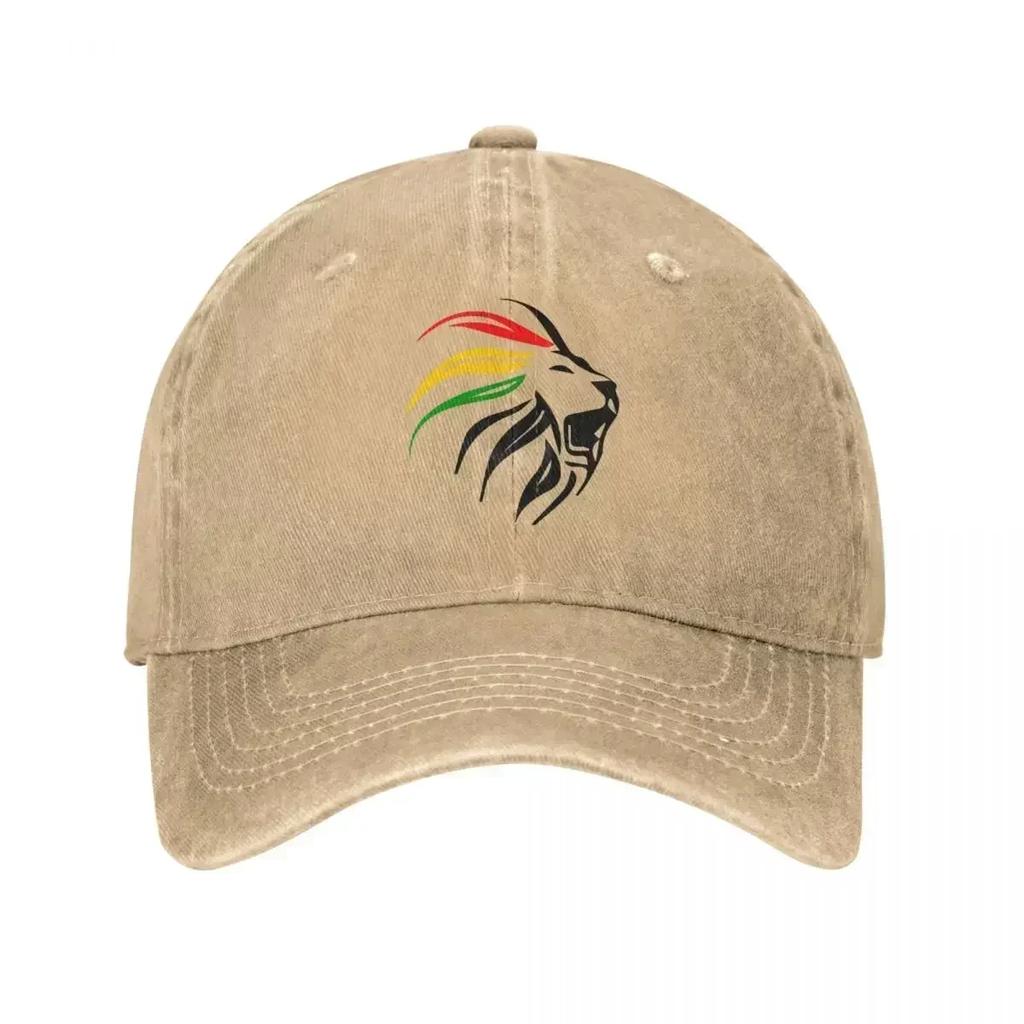 Cool Rasta Lion Of Judah Art Dreadlock Rastafari Unisex Women Baseball Caps Distressed Damln Washed Caps Hat Fashion Gift Headwear